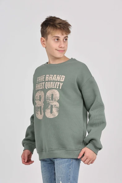 Toontoy Erkek Çocuk 88 Baskılı Sweatshirt ürün görseli 1