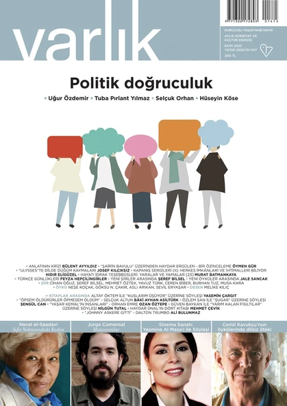 Varlık Dergisi 1417.Sayı Ekim 2025 ürün görseli 1
