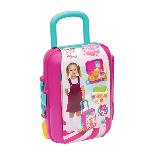 Candy & Ken Çay Set Bavulum - Mutfak Setleri - Ev Oyuncak Setleri - Resim 5