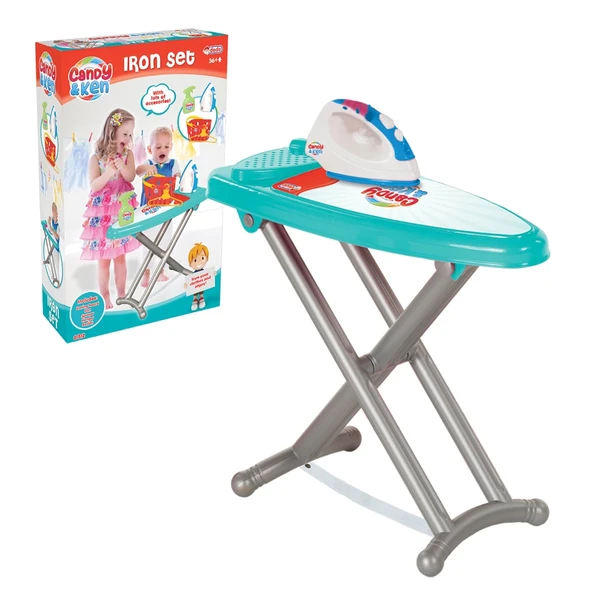 Candy & Ken Ütü Seti - Ev Eşyaları Seti - Ev Oyuncakları Seti - Resim 2