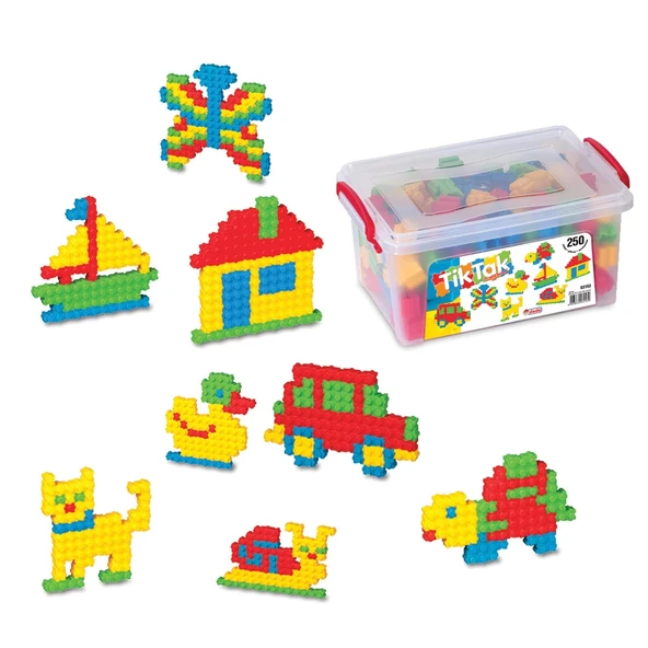 Tiktak Lego (250 Parça) - Tik-Tak Puzzle - Küçük Bloklar - Tik Tak Legolar Oyuncak ürün görseli 1