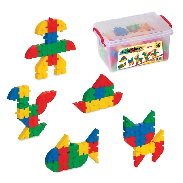 Smart Blocks Lego (80 Parça) - Smart Lego - Küçük Bloklar - Legolar Oyuncak ürün görseli 1