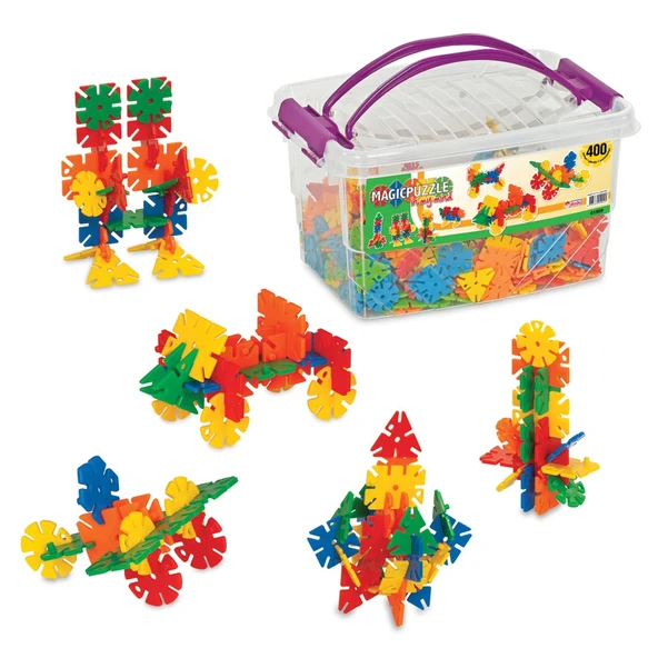 Magic Puzzle Lego (400 Parça) - Sihirli Puzzle- Küçük Bloklar - Sihirli Legolar Oyuncak ürün görseli 1