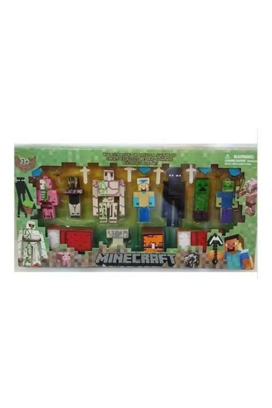 Kids Minecraft Figür Seti 21 Parça Oyuncak ürün görseli 1