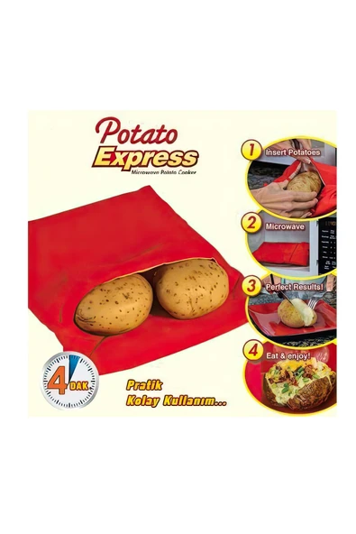 Store Patates Pişirme Kumpir Torbası Potato Express ürün görseli 1