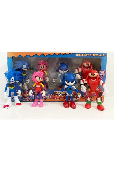 GEMRİL Sonic Boom & Arkadaşları Figür Oyuncak Seti 4'lü ürün görseli 1