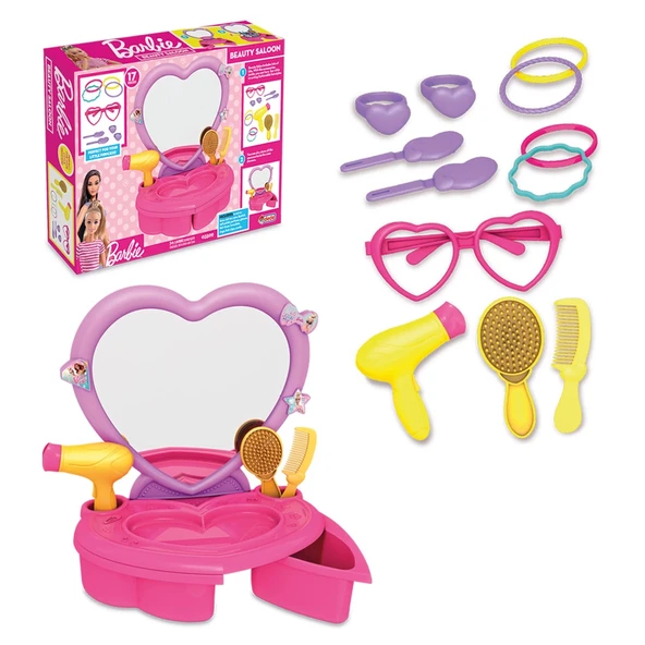 Barbie Güzellik Salonu - Güzellik Setleri - Kuaför Oyuncak Seti - Makyaj Seti ürün görseli 1