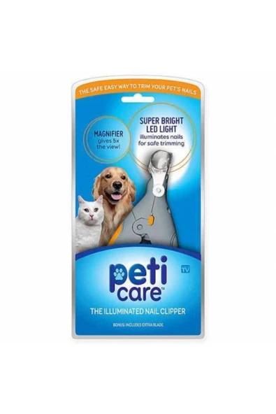 slakosa Peti Care Kedi Köpek Tırnak Bakım Makası Pilli Led Işıklı ürün görseli 1