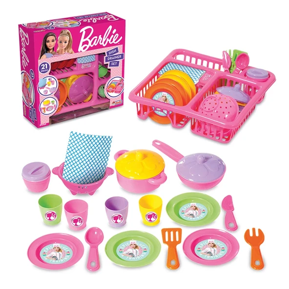Barbie Bulaşıklık - Mutfak Setleri - Ev Oyuncak Setleri - Bulaşık Seti - Barbie Bulaşık Seti ürün görseli 1