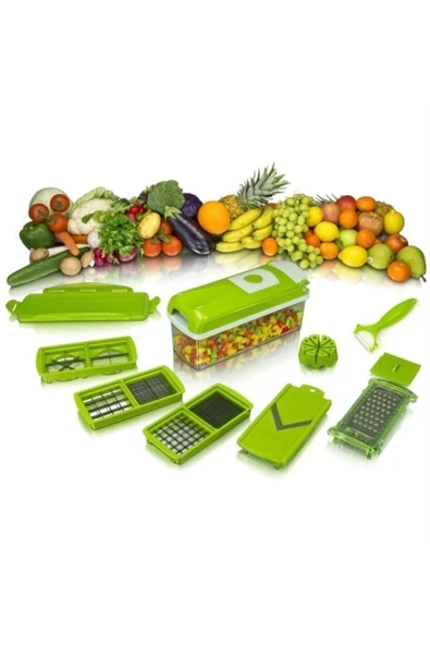 Platox Nicer Dicer Golden Cutter Plus Pratik Sebze Doğrayıcı Rende ürün görseli 1