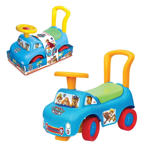 Paw Patrol İlk Arabam - Binmeli Araba - Çocuk Arabası - İlk Adım Arabası ürün görseli 1