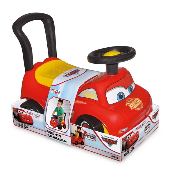 Cars İlk Arabam - Binmeli Araba - Çocuk Arabası - İlk Adım Arabası ürün görseli 1