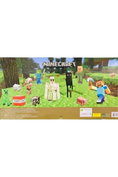 Kids Minecraft Figür Seti 21 Parça Oyuncak - Resim 2