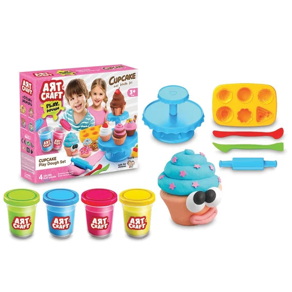Kapkek Oyun Hamur Seti 224 Gr. - Oyun Hamuru Seti - Hamur Setleri - Kap Kek Hamur Seti - Pasta Hamur ürün görseli 1
