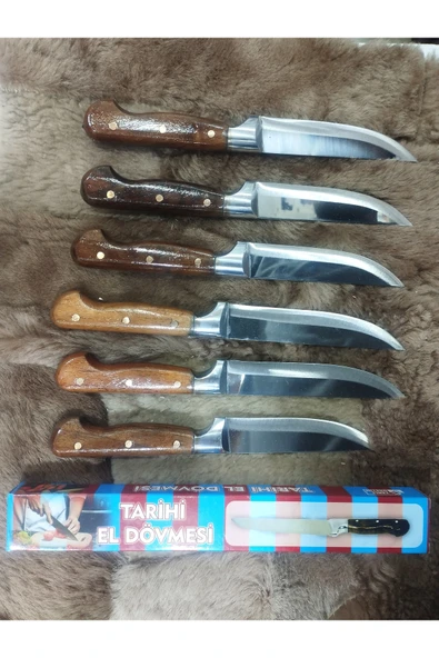 Lazoğlu Sürmene Sürmene Lazoğlu Mutfak Bıçak Ekmek Ve Sebze Bıçak 6 Lı Set Çelik ürün görseli 1