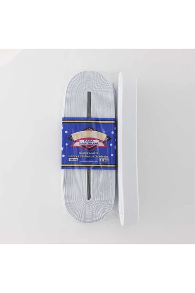 Tek-İş Tek-iş Paça Lastikleri 2cm.10m. Beyaz ürün görseli 1