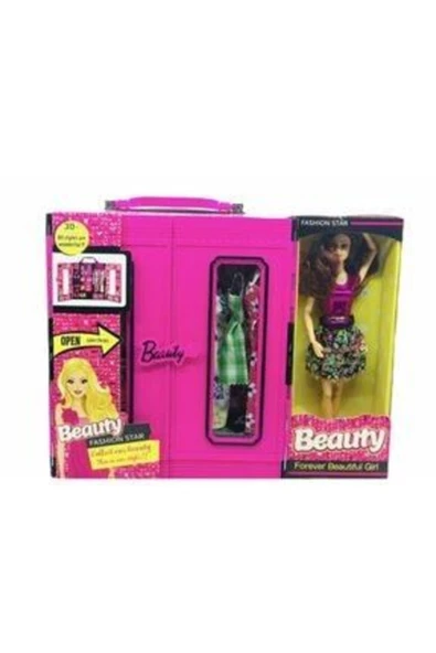 Duman Oyuncak 30 Parça Aksesuarlı Barbie Gardrop Çanta ürün görseli 1