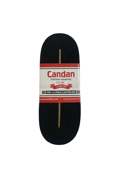 CENGİZ Candan 1,5 Cm Bel Ve Paça Lastikleri 10 Metre ürün görseli 1
