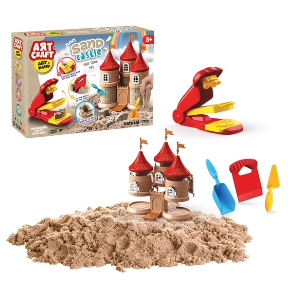 Art Sand Peri Masalı Kum Seti 750 Gr. - Oyun Kumu Seti - Kinetik Kum Seti - Natural Kum - Doğal Kum ürün görseli 1