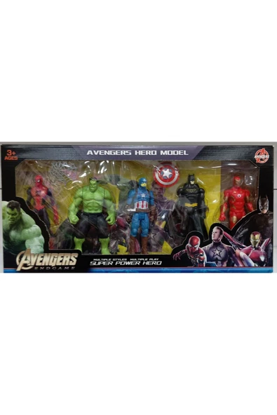 Kids Avengers 5'li karakter seti - Resim 2