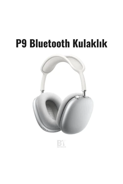 bitech P9 Air Max Kablosuz 5.0 Bluetooth Kulaklık Kulak üstü ürün görseli 1
