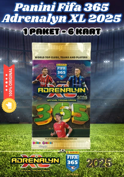Panini FIFA 365 Adrenalyn XL 2025 Oyuncu Kartı - Futbolcu Kartları - Trading Oyuncu Kartı - 1 Paket ürün görseli 1