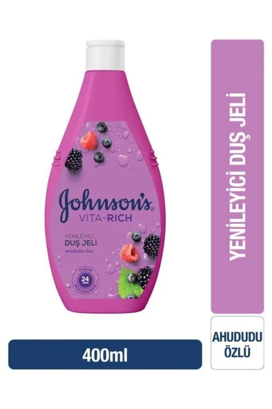 Johnson's Vita Rich Ahududu Özlü Yenileyici Duş Jeli 400 ml ürün görseli 1
