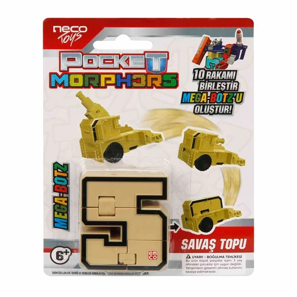 PTTAVM: Pocket Morphers 5 Savaş Topu - Roboto Dönüşen Sayılar - 5