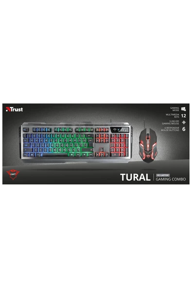 GXT 845 Tural Combo Tr Gamer Mouse ve Klavye Set - Resim 8