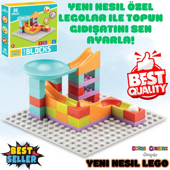 Creative Blok 35 Parça - Slide Blocks 35 Parça - Lego Oyuncakları - Yaratıcı Top Oyunu - Creative Lego ürün görseli 1