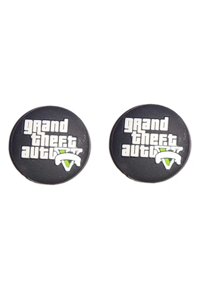 Gta 5 Desenli Xbox One S/one X/xbox E/xbox 360 Analog Koruyucu Silikon Pad ürün görseli 1