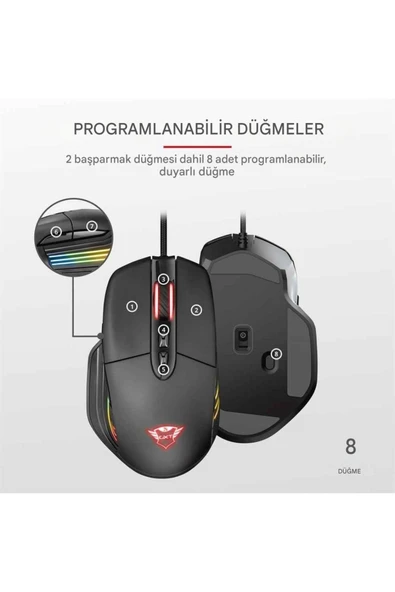 GXT 940 Xidon RGB Gamer Mouse - Resim 4