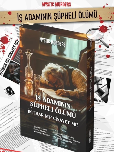 İş Adamının Şüpheli Ölümü Dedektif Oyunu - Dava Çözme Oyunu - Suç Çözme Oyunu - Cinayet Oyunu Cinayet Çözme ürün görseli 1