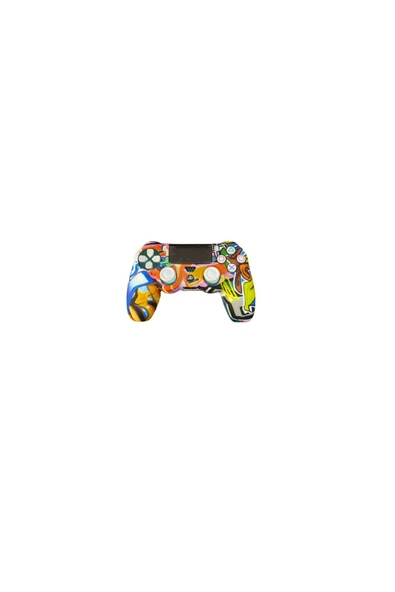 Playstation 4 Ps4 Dualshock Joystick Desenli Tasarım Silikon Kılıf ürün görseli 1