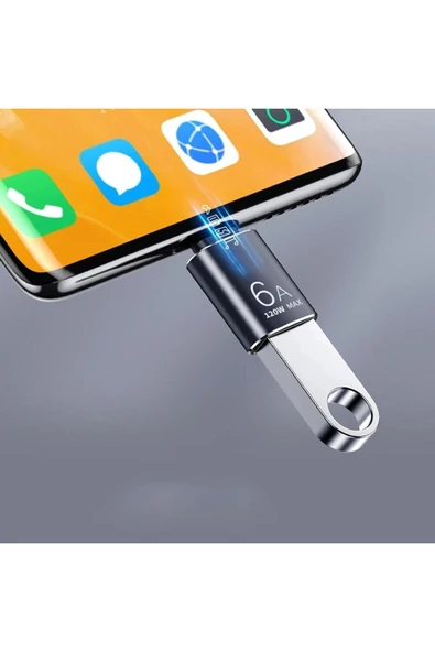 USB Type-C 6A 120W Gen 3.1 OTG Dönüşrüeücü Adaptör - Resim 11