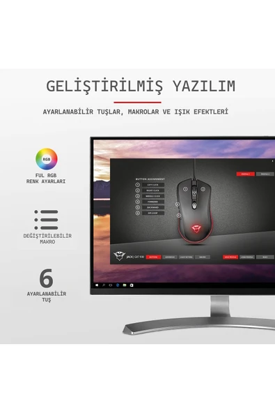 GXT 930 Jacx RGB Gamer Mouse - Resim 6