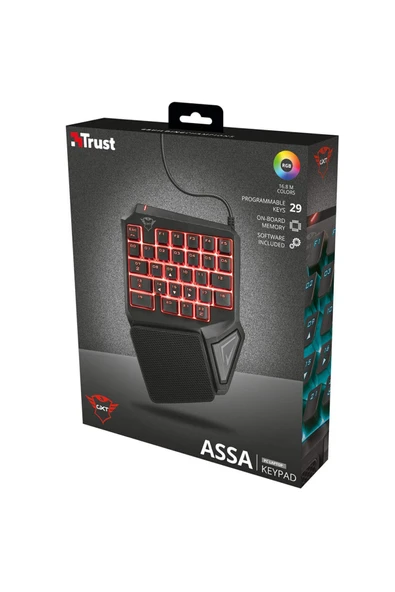 GXT 888 ASSA Tek Elli Numerik RGB Klavye - Resim 5