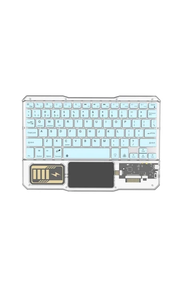 KB-333 RGB Işıklı Cep Telefonu-Tablet-Notebook-PC-IOS Uyumlu Bluetooth Klavye ürün görseli 1