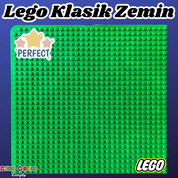 Yeşil Creative Blok Klasik Zemin - Lego Uyumlu Zemin Parça - Yer Puzzle Lego - Lego Classic Zemin - Yeşil Klasik Zemin ürün görseli 1