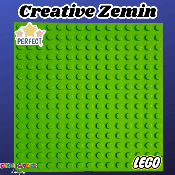Yeşil Creative Blok Zemin - Zemin Parça - Yer Puzzle Lego - Lego Zemin - Yeşil Yaratıcı Zemin - Creative Lego ürün görseli 1