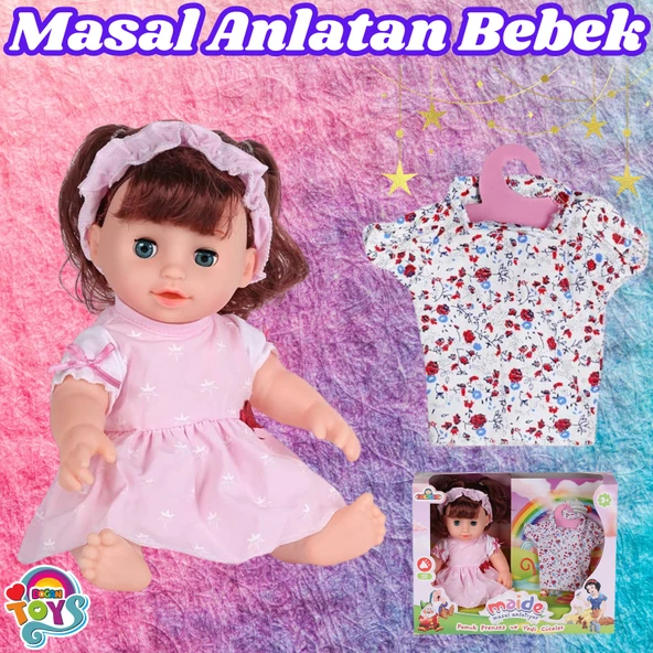 Maide Masal Anlatıyor - Türkçe Konuşan Maide Et Bebek - Konuşan Bebek - Maide Bebek - Masal Anlatan Bebek - Kumral ürün görseli 1