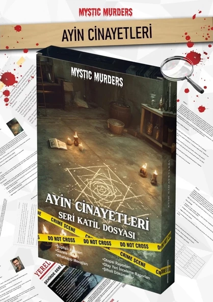 Ayin Cinayetleri Dedektif Oyunu - Dava Çözme Oyunu - Suç Çözme Oyunu - Cinayet Oyunu Cinayet Çözme ürün görseli 1