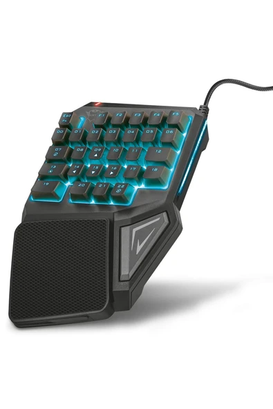 GXT 888 ASSA Tek Elli Numerik RGB Klavye - Resim 2