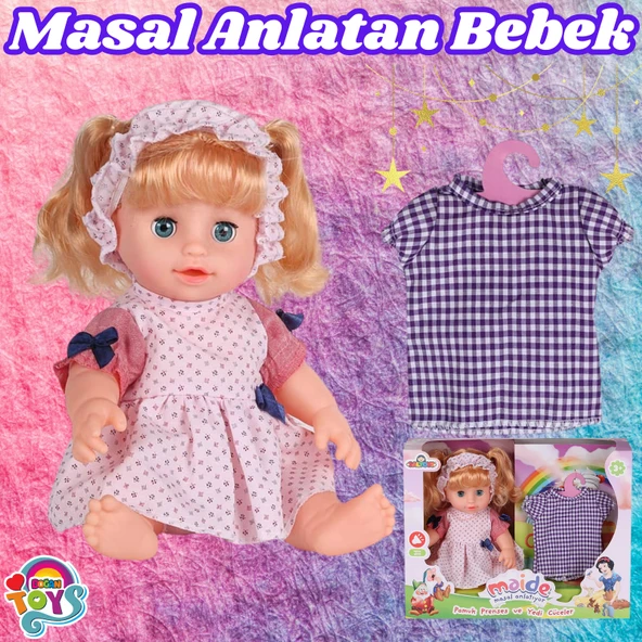 Maide Masal Anlatıyor - Türkçe Konuşan Maide Et Bebek - Konuşan Bebek - Maide Bebek - Masal Anlatan Bebek - Sarışın ürün görseli 1
