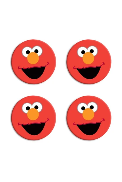 Elmo  PS5/PS4/PS3/Xbox One/One X/One S/Series X/Series S 3D Analog silikon Koruyucu -4 Adet ürün görseli 1
