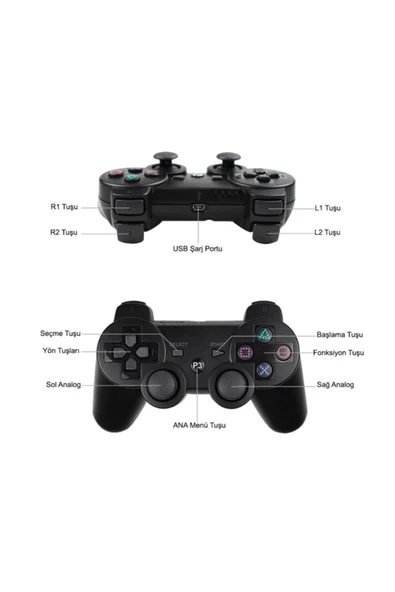 Ps3 Dualshock 3 Sixaxis Kablosuz Kumanda - Resim 3