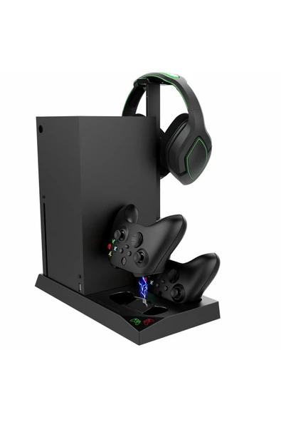 XBOX Series X  Çok Amaçlı Şarj İstasyonu Stand Askılı Soğutucu Şarj Edilebilir Pil Set ürün görseli 1