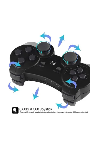 Ps3 Dualshock 3 Sixaxis Kablosuz Kumanda - Resim 6