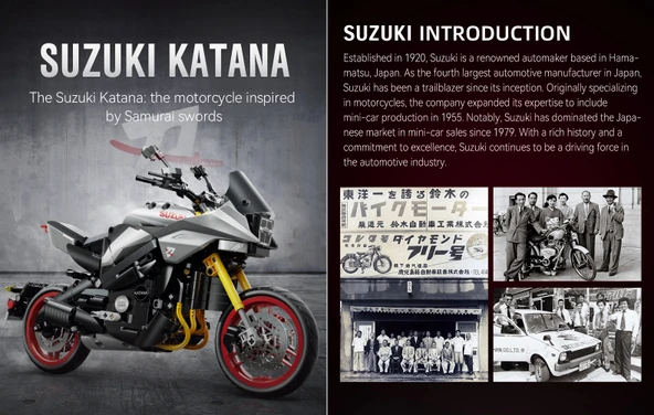 PTTAVM: CADA Suzuki Katana 2022 Motosiklet Lego - Lego Setleri