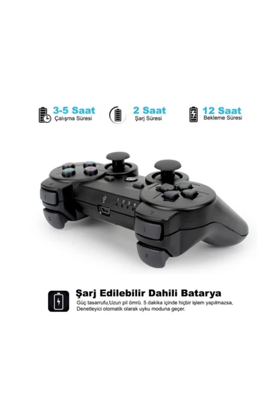 Ps3 Dualshock 3 Sixaxis Kablosuz Kumanda - Resim 5